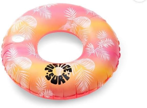 Justice party tube float with LED and bluetooth speaker