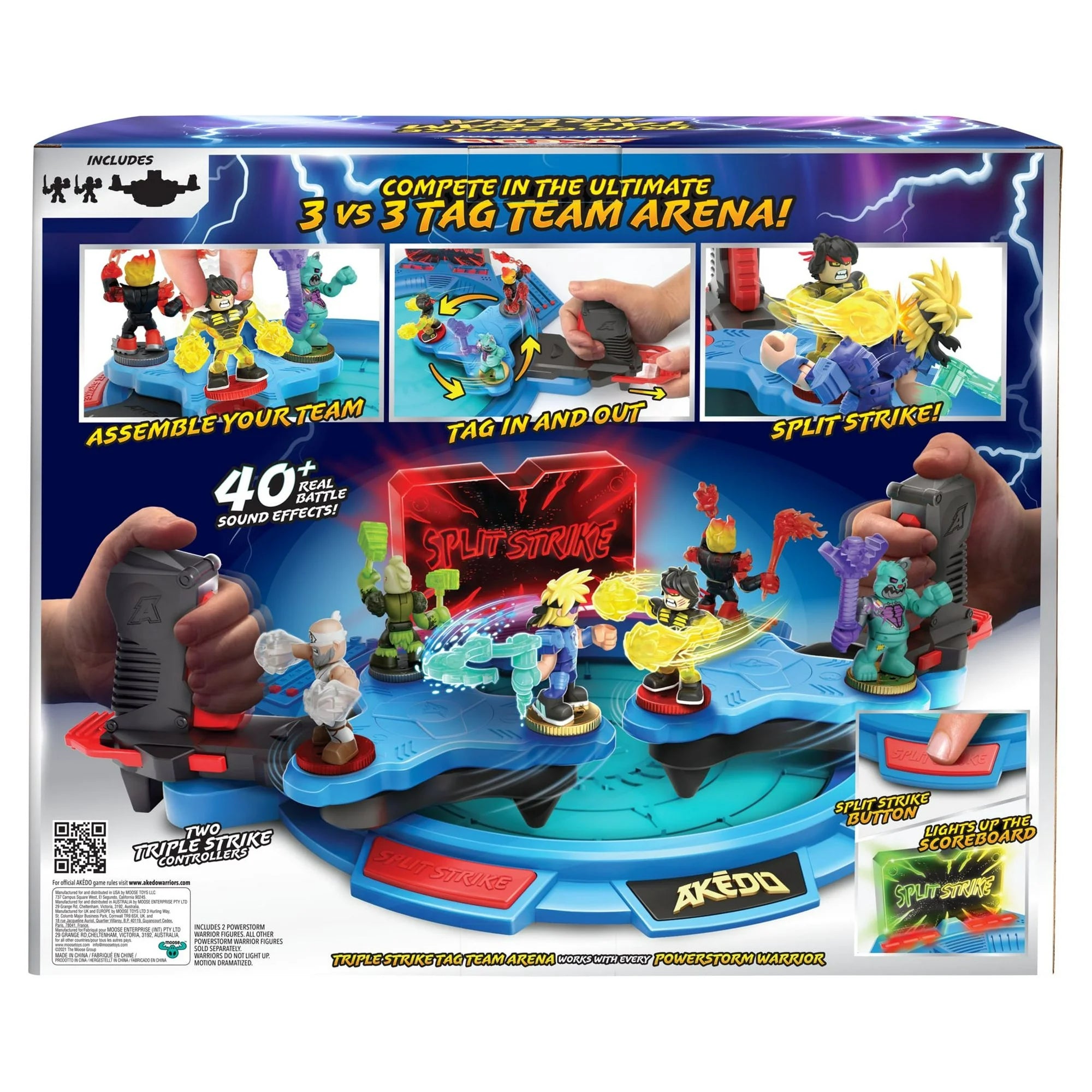 Akedo power storm 3v3 tag team