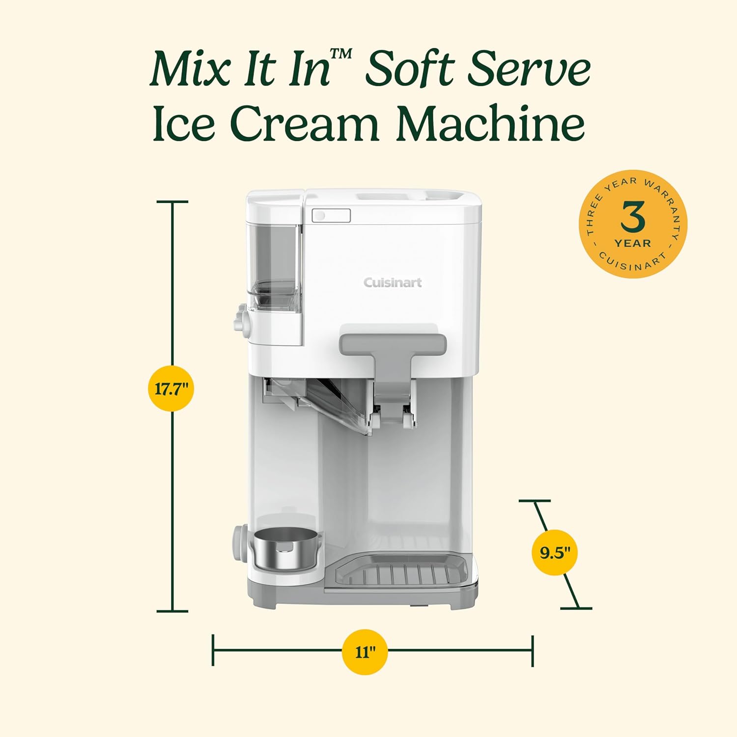 Cuisinart ICE-48NAS Soft serve ice cream machine