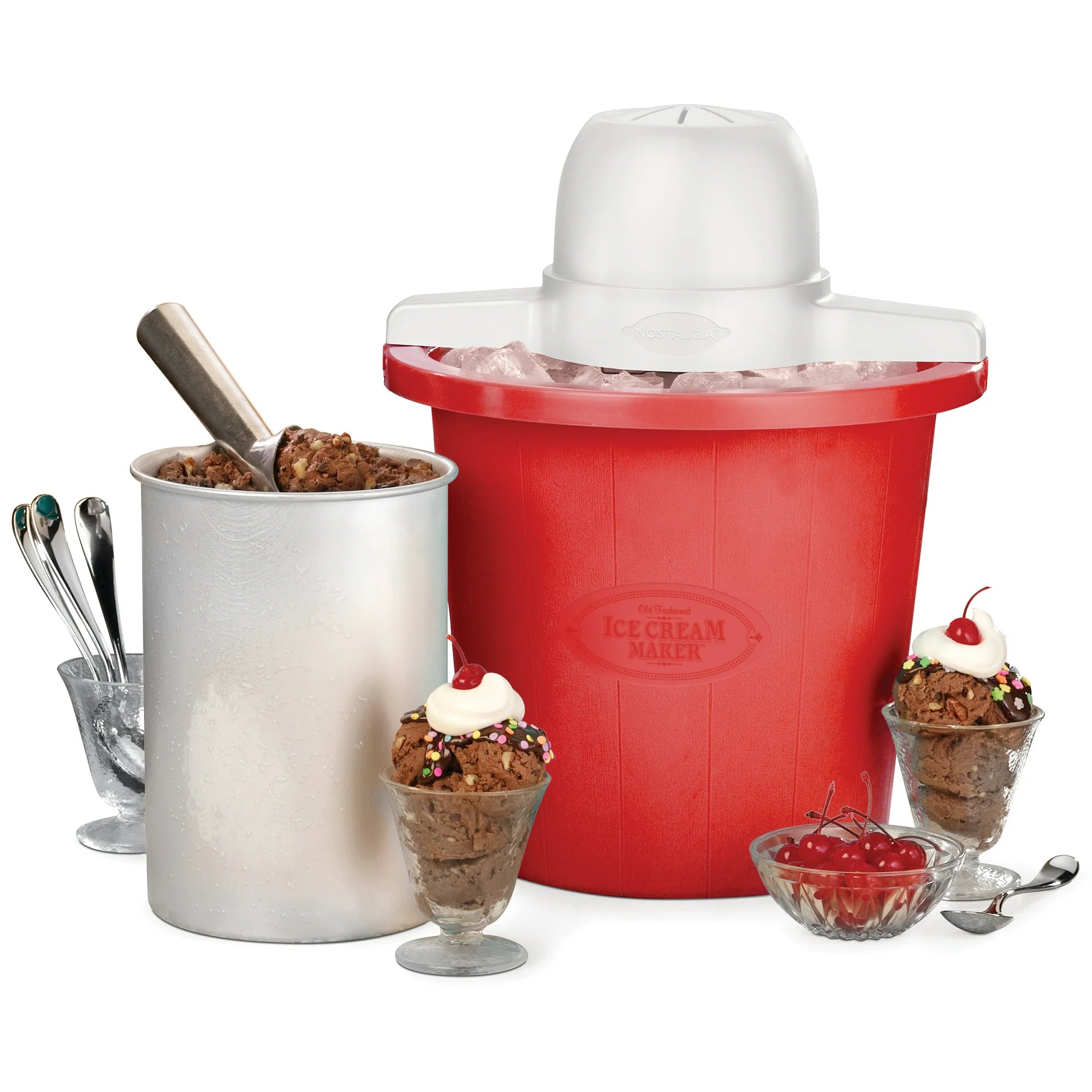nostalgia 4 quart ice cream maker